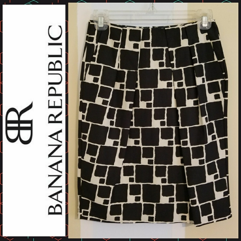 Banana Republic Geometric Skirt
